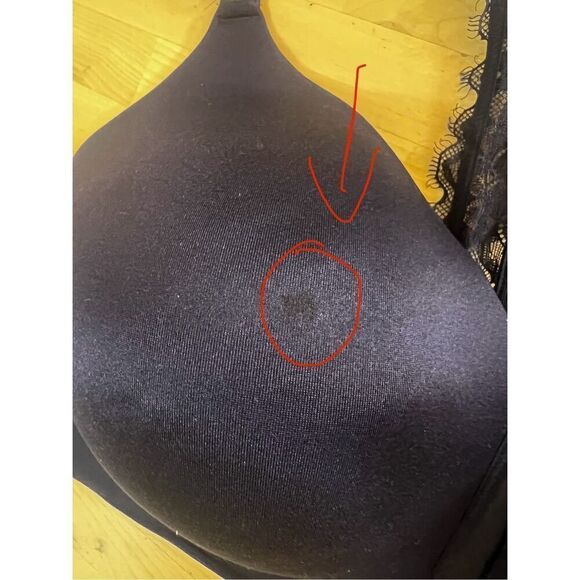 Cacique Blue Lightly Lined Full Coverage No Wire Mastectomy Collection Bra 50C - Picture 6 of 12